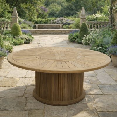 150cm Teak Sunburst  Duke Table