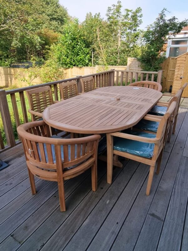 Superb Teak Garden Dining Sets Direct From Kingsley Smythe Superb Teak Garden Dining Sets Direct, Teak Garden Furniture Repair