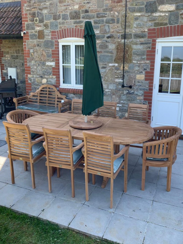 Superb Teak Garden Dining Sets Direct from Kingsley Smythe