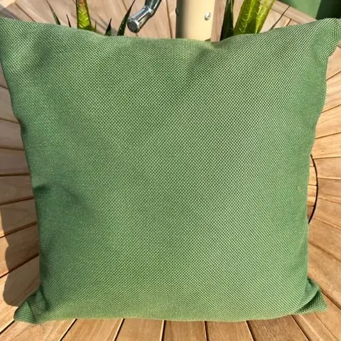 green outdoor chair cushion