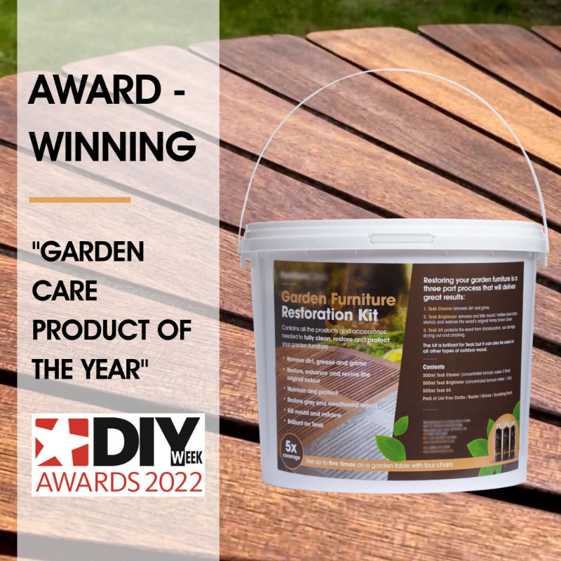 Top Class Teak Garden Furniture Care Kit Kingsley Smythe