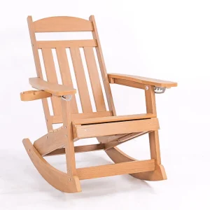 Reclining rocking chair from our Plasteak range