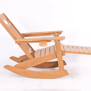 Reclining rocking chair from our Plasteak range