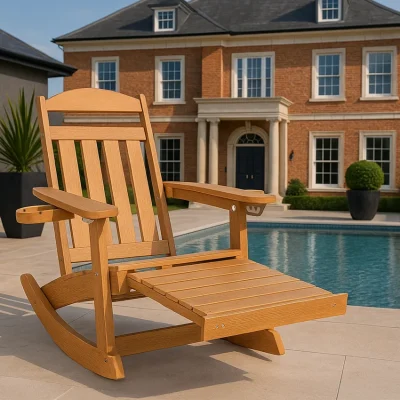 Reclining rocking chair from our Plasteak range