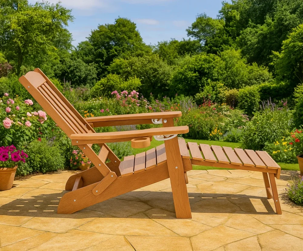 Sun lounger from our Plasteak collection