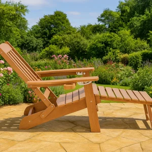 Sun lounger from our Plasteak collection